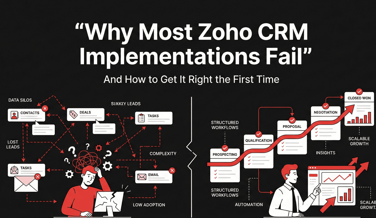 Why Most Zoho CRM Implementations Fail (And How to Get It Right the First Time)
